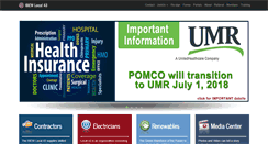 Desktop Screenshot of ibew43.org